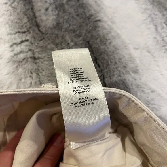 Wilfred Free Brennan Pant High-rise cotton utility pants Gd Birch Sz 4 Workwear - Picture 6 of 8